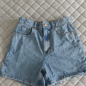 Zara Light Blue Jean Shorts